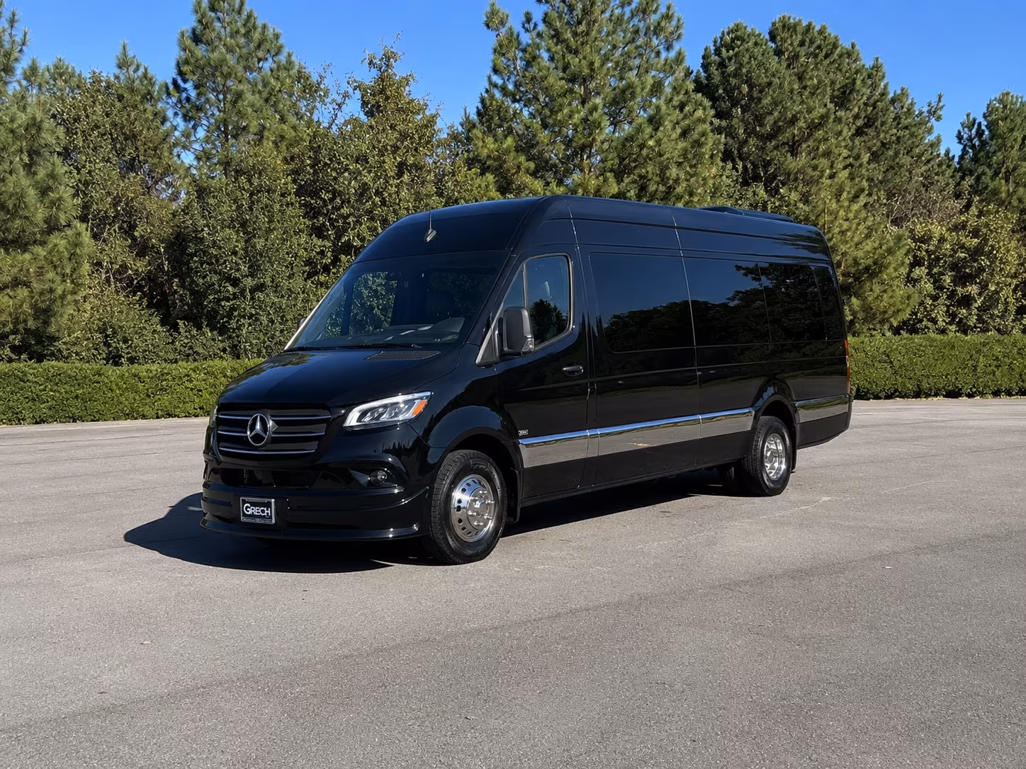 Greenville Corporate Transportation party bus exterior