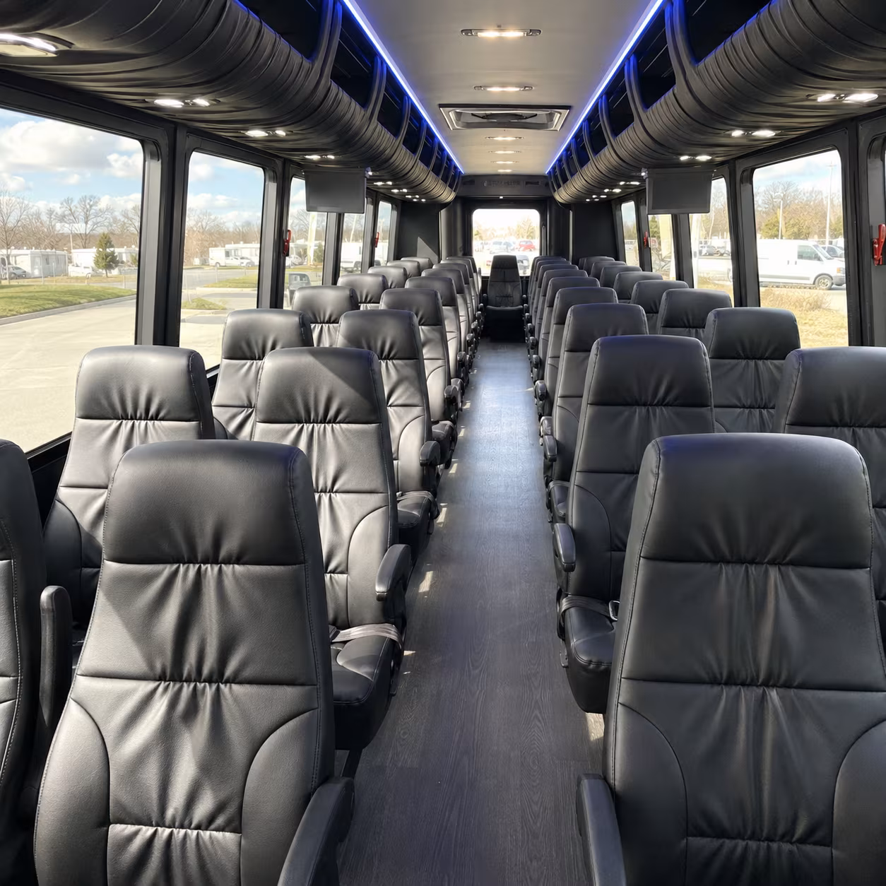 Greenville Corporate Transportation party bus exterior