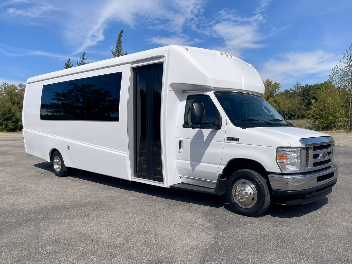 Greenville Prom & Homecoming Transportation party bus exterior