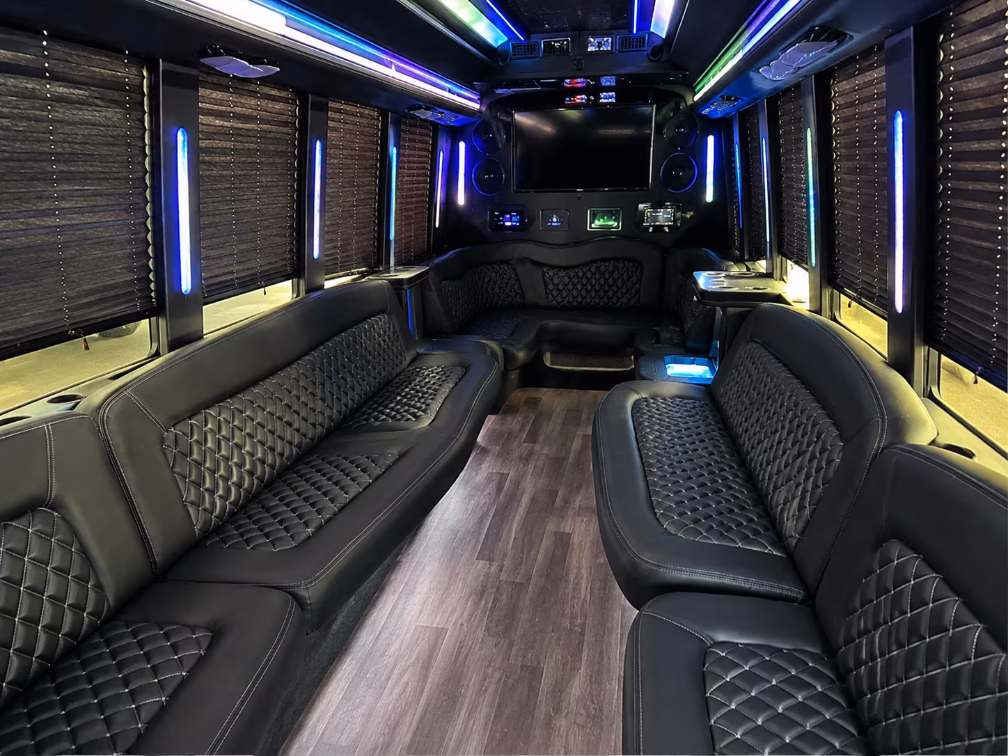 Greenville Prom & Homecoming Transportation party bus exterior
