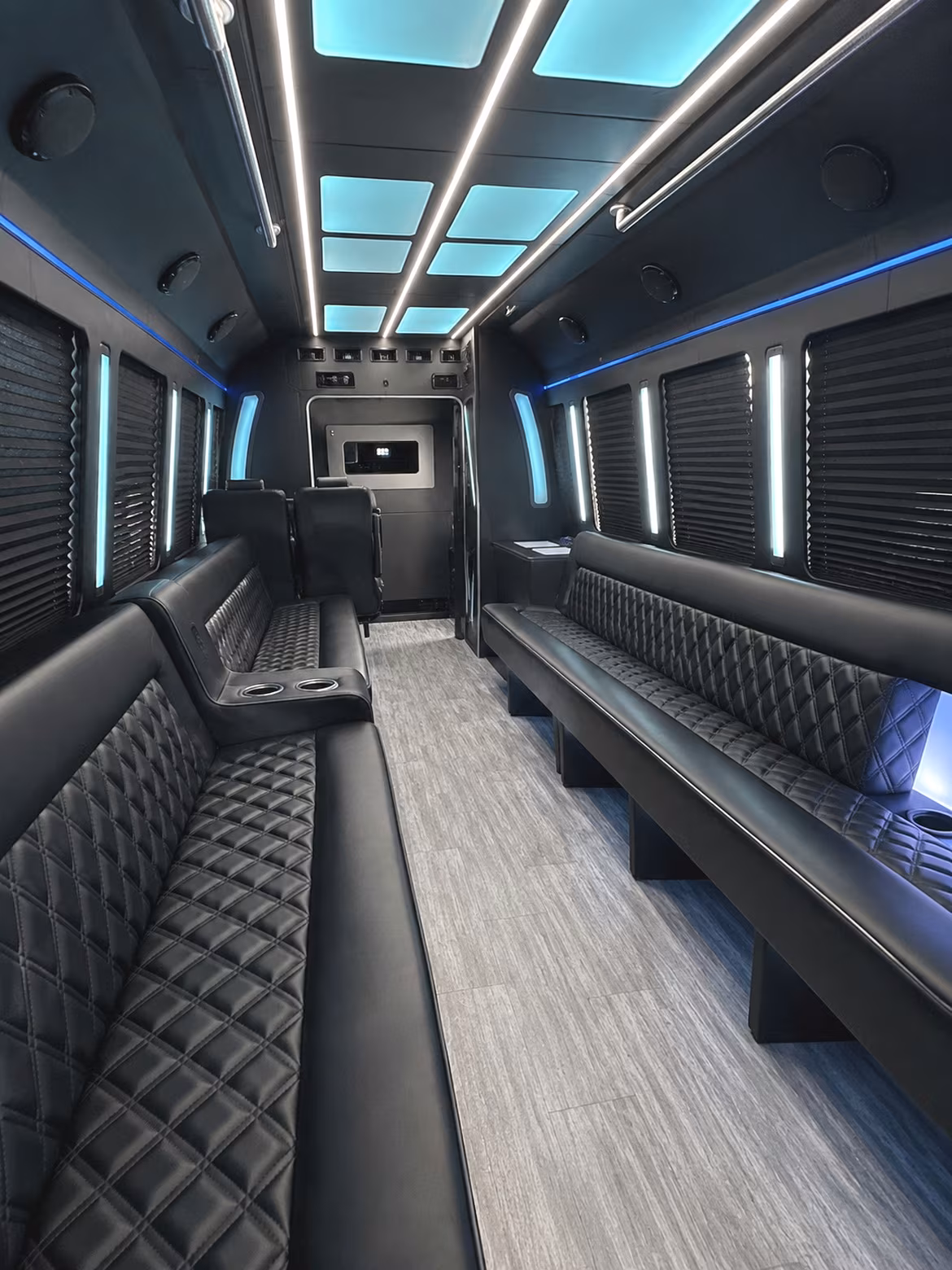 Greenville Prom & Homecoming Transportation party bus interior