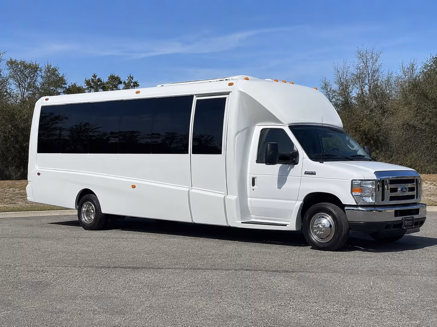 Greenville Wedding Transportation party bus interior